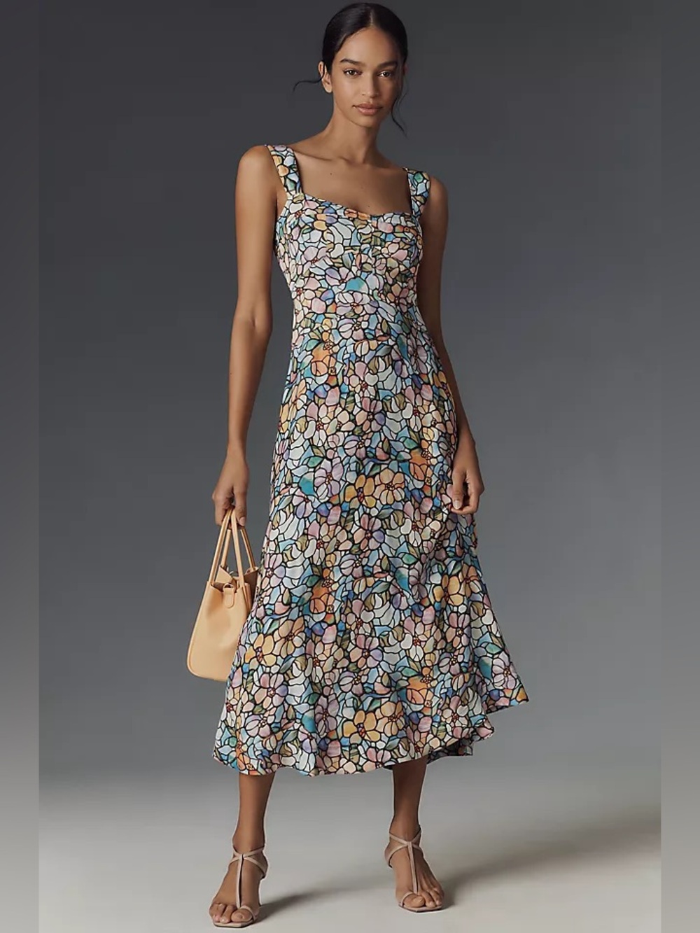 Anthropologie Jocelyn Sleeveless Slip Midi Dress NWT